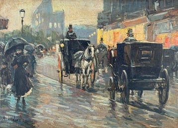 Franse school (XIX) - Paisaje Parisino, Antiek en Kunst, Kunst | Schilderijen | Klassiek