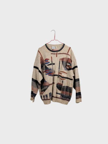 Maselli Truien Heren maat S Beige Vintage, Ophalen of Verzenden, Nieuw