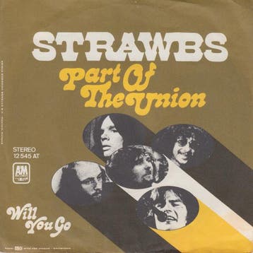 vinyl single 7 inch - Strawbs - Part Of The Union, Cd's en Dvd's, Verzenden, Zo goed als nieuw, 7 inch, Pop