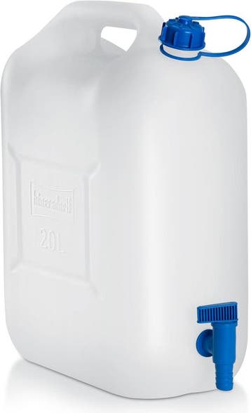 Jerrycan 22 liter | HD-PE Blauw | Tweedekansje OP=OP, Ophalen of Verzenden, Zo goed als nieuw