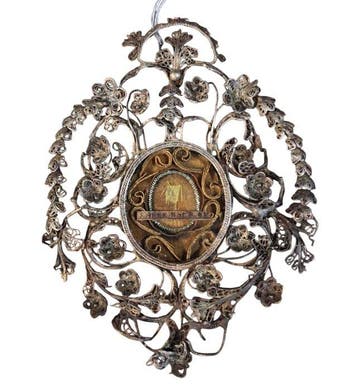Antiek Relikwie - .800 zilver - 1800-1850 - Uit de mantel