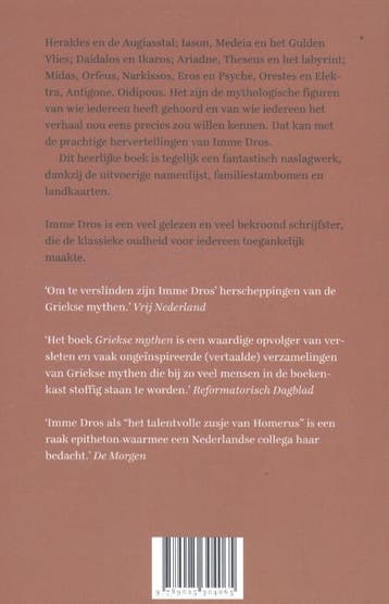 Griekse mythen 9789025304065 Imme Dros, Boeken, Verzenden, Zo goed als nieuw, Imme Dros