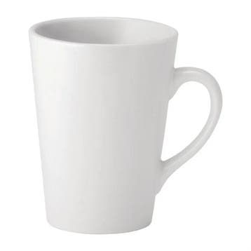 Utopia puur witte latte-mokken | 250 ml | (pak van 24), Verzenden