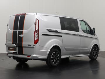Ford Transit Custom Dubbel cabine L1 H1 2022 Diesel, Auto's, Automaat, Zwart, Diesel, Nieuw