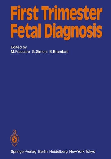 Boek First Trimester Fetal Diagnosis 9783540157854, Verzenden, Zo goed als nieuw