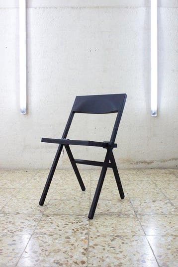 Alessi - David Chipperfield - Klapstoel - Piana - Zwart -