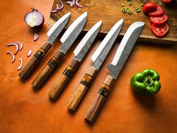 Keukenmes - Kitchen knife set - Keukenmes. Koksmes.