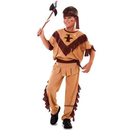 Indiaanse jongen kostuum Haloke, Kleding | Heren, Carnavalskleding en Feestkleding, Nieuw, Ophalen of Verzenden