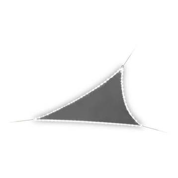 Schaduwdoek driehoek | Perel | 3.6 x 3.6 x 3.6 meter, Tuin en Terras, Schaduwdoeken, Verzenden, Nieuw