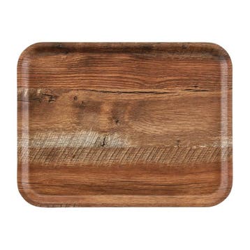 Cambro Dienblad Gelamineerd | Bruin Eiken (2 formaten), Verzenden