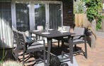Barstoel Malibu 2 Stuks Antraciet Aluminium Lesli Living, Huis en Inrichting, Verzenden, Nieuw