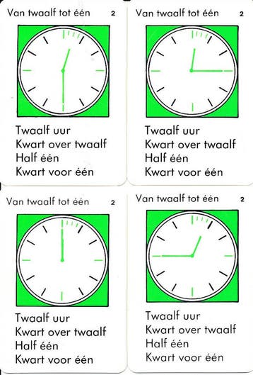 Kwartet klok kijken 2 Groen, Verzenden, Nieuw