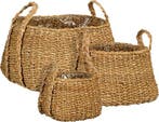 2dekans | Mica Decorations Plantenmand - Set van 3 - H25 x, Ophalen of Verzenden, Zo goed als nieuw