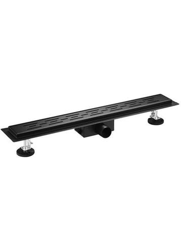 douchegoot douchedrain zwart 60 70 80 90 en 100 cm, Verzenden, Nieuw, Rvs, Douche