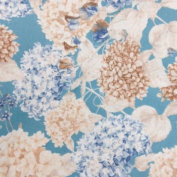 BA263 - Bloemenstof met hortensias – Decoratief Country