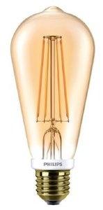 Philips CLASSIC LED EDISON 4W-25W E27 ST64 825 GOLD DIMBAAR, Huis en Inrichting, Lampen | Losse lampen