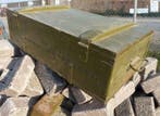 Houten munitiekist, afmeting ca 77x43x23cm hoog, Ophalen, Kist of Geocache