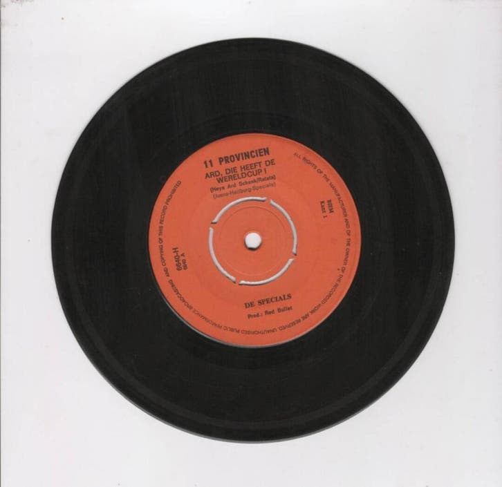 Specials, De – Ard Die Heeft De Wereld Cup Heya Ard Schenk R, Cd's en Dvd's, Vinyl Singles, Ophalen of Verzenden