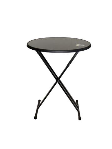 Statafel - Rond - Inklapbaar - Zwart - Ø 85 CM - G-Line, Verzenden, Nieuw in verpakking