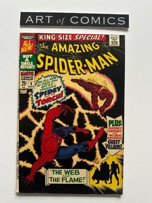The Amazing Spider-Man Annual #4 - Human Torch, Wizard &, Boeken, Strips | Comics