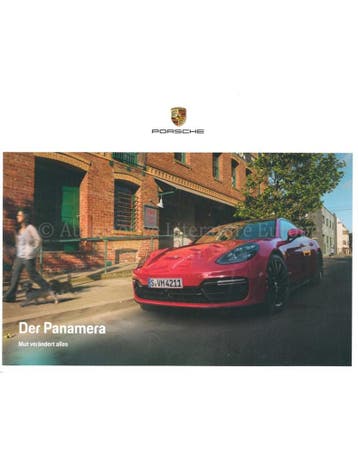 2019 PORSCHE PANAMERA BROCHURE DUITS, Nieuw, Porsche, Author