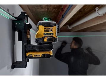 DeWALT DCLE34031D1 - Kruislijnlaser - 3x360° groen - 18V XR, Verzenden, Nieuw