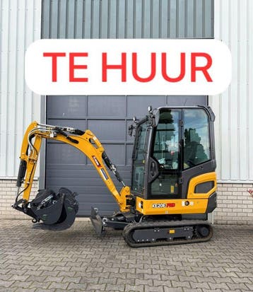 Verhuur | huur minigraver 2-ton €115 dag, Ophalen, Graafmachine