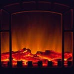 Elektrische haard Torino met open haard vlameffect 2000W..., Huis en Inrichting, Kachels, Verzenden, Nieuw