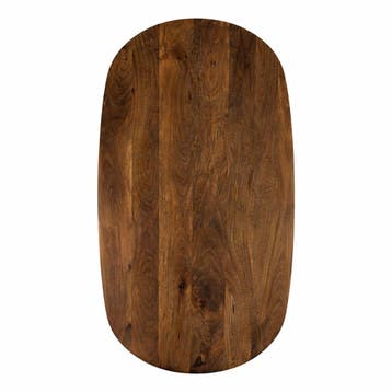Eettafel Deens Ovaal Björn 280x110cm Mango Walnoot, Ophalen of Verzenden, Nieuw