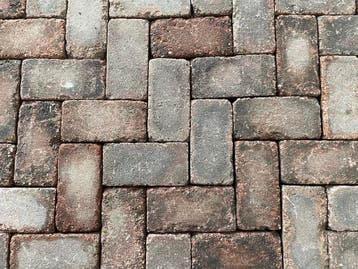 Gebruikte betonklinkers Berg en Dal 8 cm (op pallets)..., Ophalen of Verzenden, Gebruikt, Klinkers