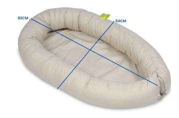 Babynest Beige Geruit | Luxe Katoen | Scherpe Prijs, Ophalen of Verzenden, Nieuw, Jongetje of Meisje