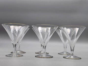 Rogaska - Drinkservies (6) - Sava - Kristal, Goud -
