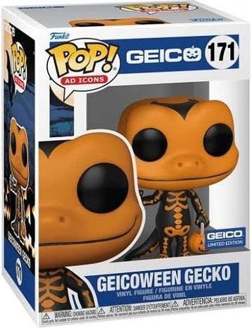 Funko POP! - Ad Icons - Geico - Geicoween Gecko (Orange), Verzenden, Nieuw