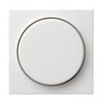 Gira Draaiknop dimmer Zuiver wit (hagelwit) MAT 065027, Nieuw, Stopcontact