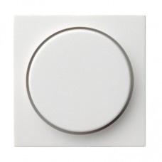 Gira Draaiknop dimmer Zuiver wit (hagelwit) MAT 065027, Nieuw, Stopcontact