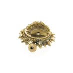 Gouden hanger van een antieke mutsenbel (Hanger of bedel), Ophalen of Verzenden, Gebruikt, Goud, Overige merken