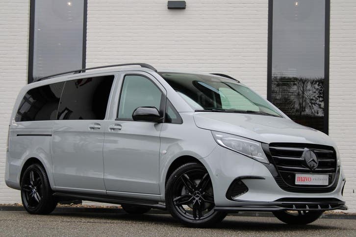 Zakelijke Lease |  Mercedes-Benz Vito 119 CDI / Aut / Lang /, Auto's, Bestelauto's, Dealer onderhouden, Lease, Zwart, Automaat