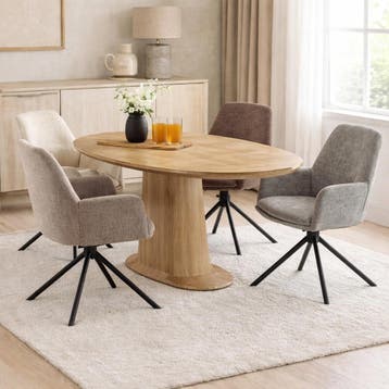 Showroomactie! Eetkamerstoel Donatello | Draaibaar, Huis en Inrichting, Stoelen, Overige kleuren, Nieuw, Modern | Luxe | Robuust