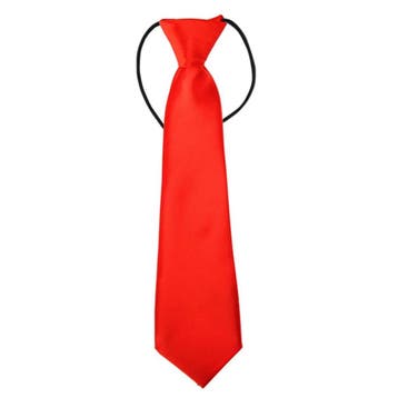Fako Fashion - Kinderstropdas - Effen - Elastiek - Rood, Verzenden, Nieuw