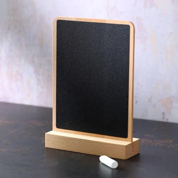 HOCHO Beuken standaard met A5 krijtbord 225 x 170 mm en h..., Ophalen of Verzenden, Nieuw