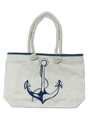 strandtas nautisch met opdruk anker strand rugtas nautisch, Nieuw
