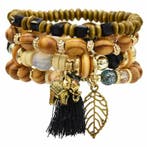Fako Bijoux - Armband Set - Boho - Bohemian - Olifant -, Verzenden, Nieuw