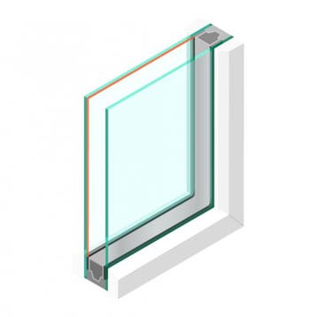 Dubbel glas HR++ 4mm - sp - #4mm, Ophalen of Verzenden, Nieuw
