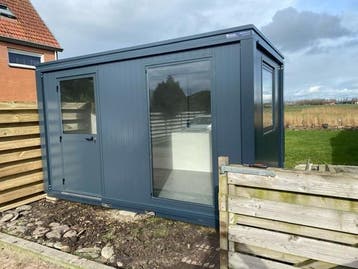 Nieuwe Kantoorunit 3,4,5,6 meter Antraciet Ral 7016