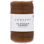 Katia Concept 50 Mohair Shades - 13 bruin - Mohair Garen, Hobby en Vrije tijd, Breien en Haken, Ophalen of Verzenden, Nieuw