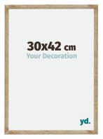 Fotolijst 30x42 cm - Goud - MDF - Catania, Huis en Inrichting, Woonaccessoires | Lijsten, Verzenden, Nieuw