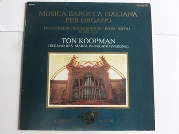 Ton Koopman - Musica Barocca Italiana per Organo (LP), Cd's en Dvd's, Ophalen of Verzenden, Zo goed als nieuw