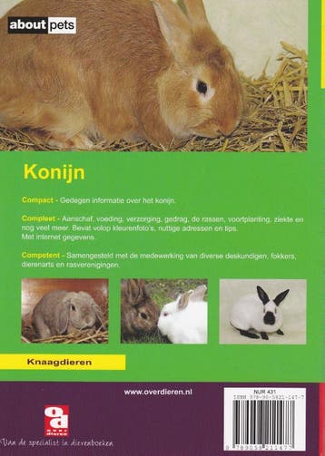 Het konijn / Over Dieren / 146 9789058211477 Over Dieren, Verzenden, Gelezen, Over Dieren