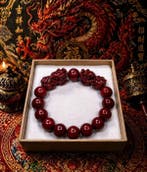 Zeer mooie Tibetaanse armband met dubbele geluk-draak –