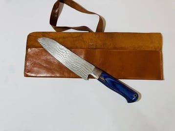 Hekito - Keukenmes - Santoku - Exclusieve vintage keukenmes